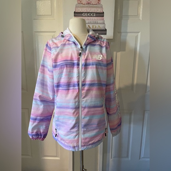 New Balance Jackets & Blazers - Balance Women’s Sherbet Sunset Lightweight Jacket Windbreaker Large
